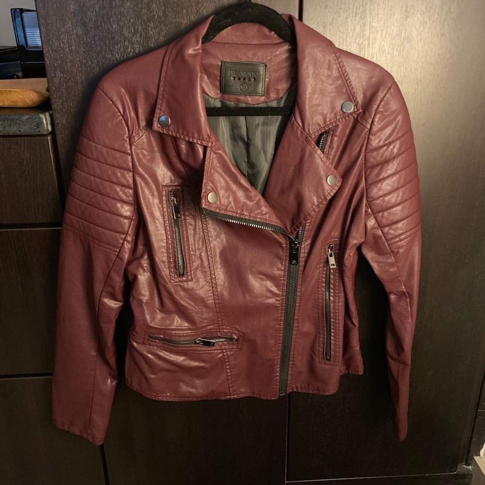 BLANKNYC vegan leather jacket